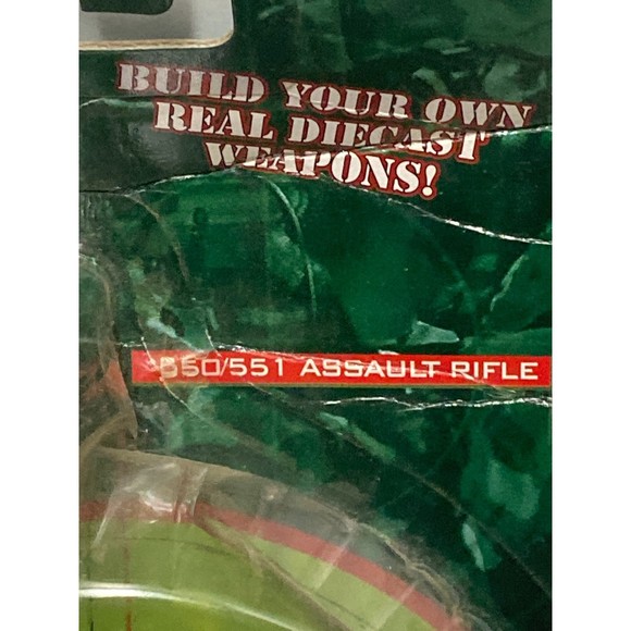 G.I. Joe Weapon Tech 550/551 Assault Rifle Build Die-Cast Weapons Accessory 2002 - Picture 4 of 16